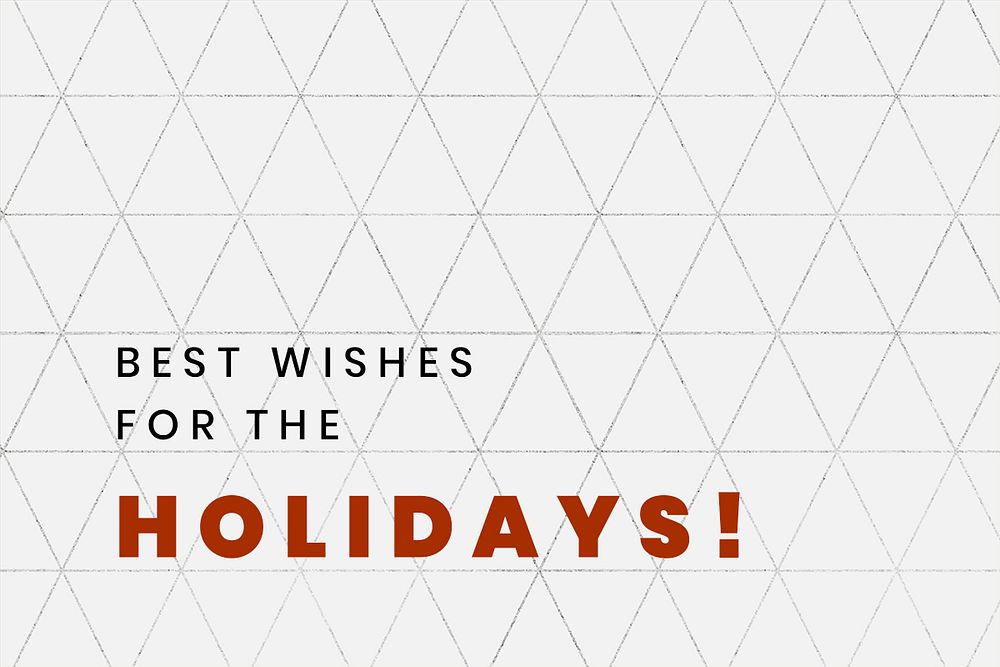 Holiday greetings card psd geometric background