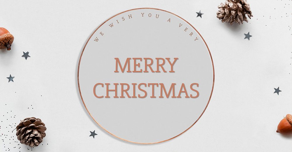  Christmas greeting message psd template social media ads
