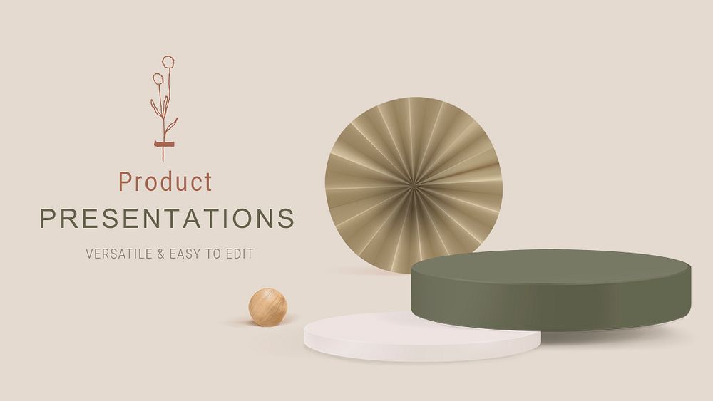 Simple product backdrop template psd