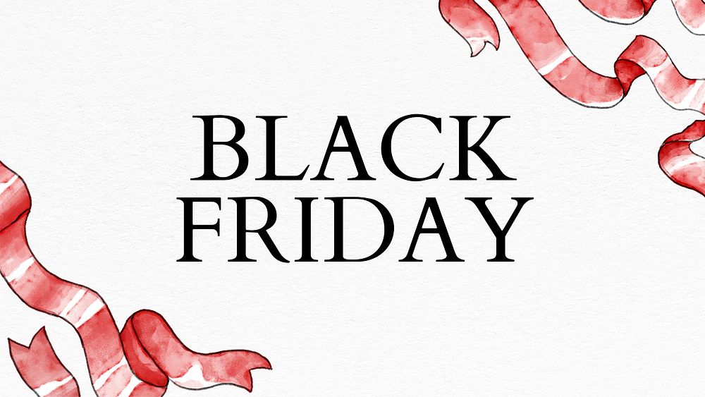 Black Friday sale template psd for blog banner