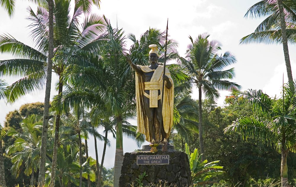 Kamehameha The Great Statue, Hawaii.  Kamehameha the Great, conquered the Hawaiian Islands and formally established the…