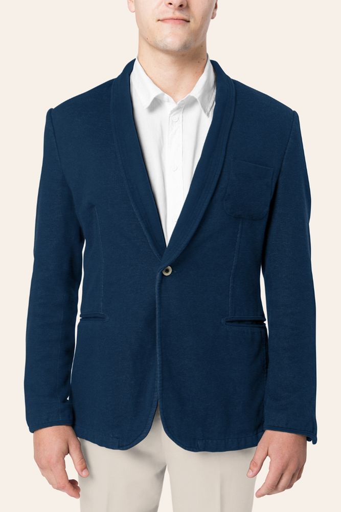 Men's suit mockup, editable formal wear design