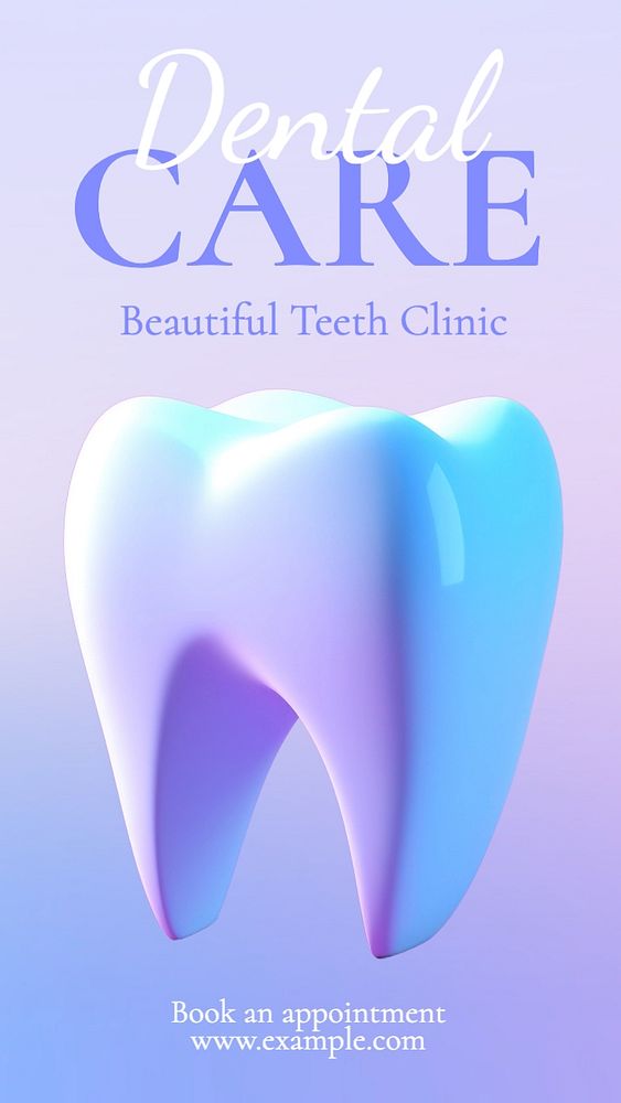 Dental care Facebook story template