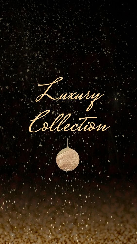 Luxury collection Instagram story template, editable text