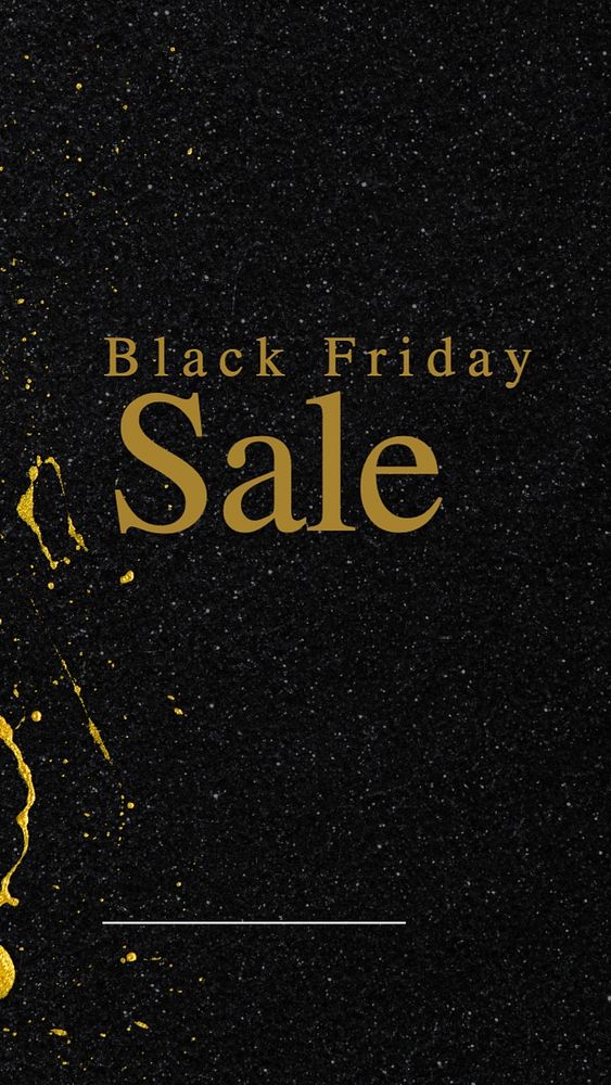 Black Friday Instagram story template, editable text