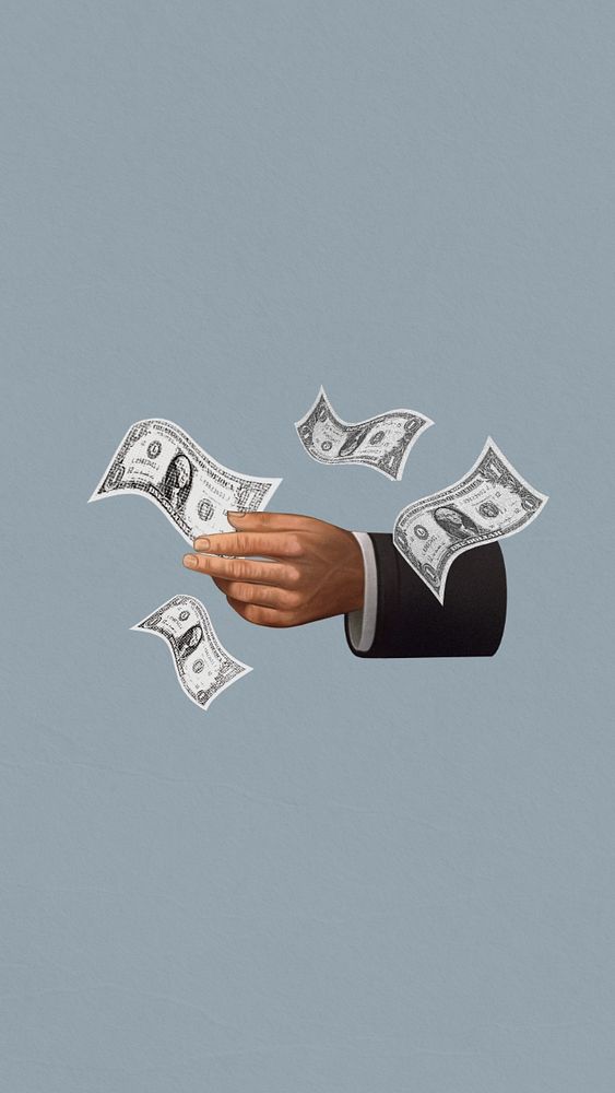 Businessman investment iPhone wallpaper editable design