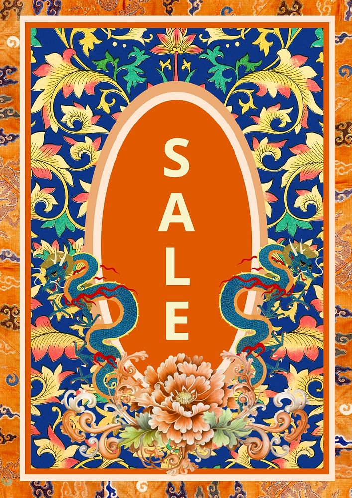 Sale shopping promotion poster template and design