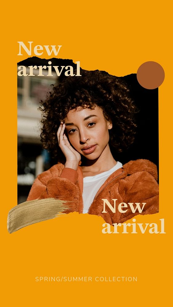 Editable instagram summer new arrival story template