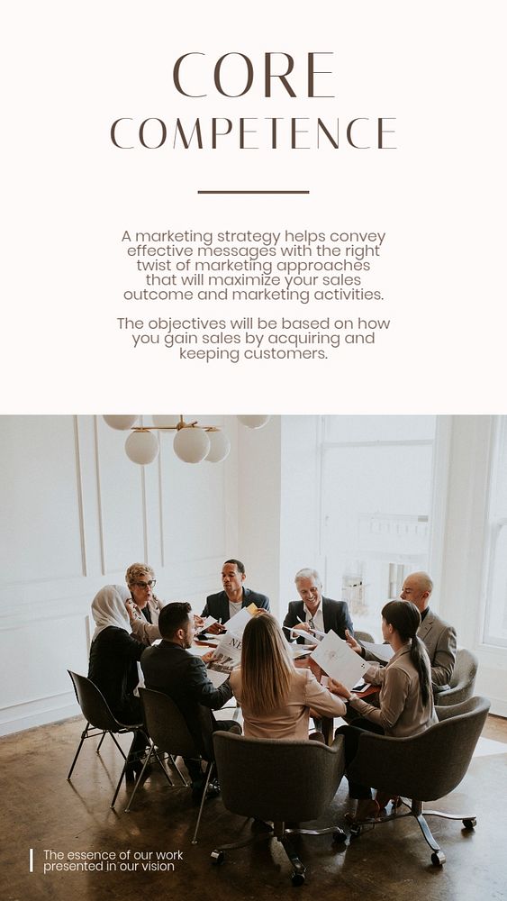 Business competency Instagram story template