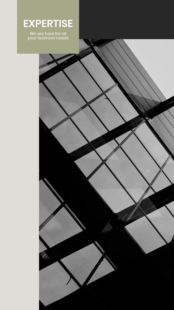 Business expertise Instagram story template, aesthetic architecture photo