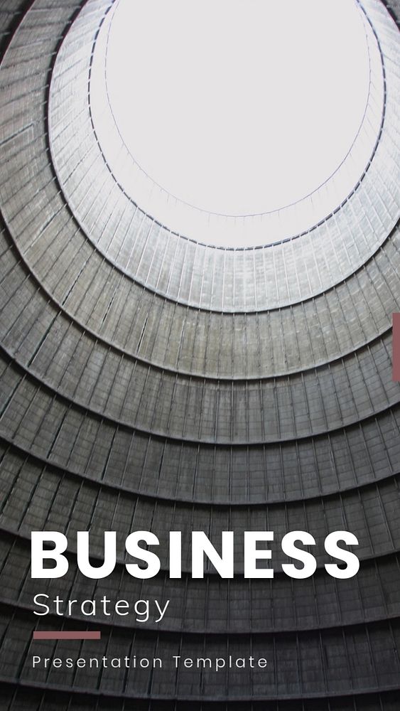 Business strategy Instagram story template, modern design