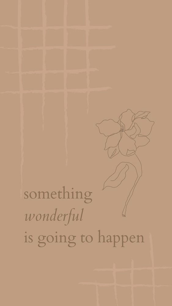 Earth tone Instagram story template, romantic quote