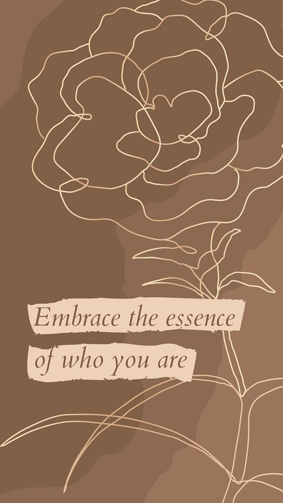 Aesthetic flower Instagram story template, romantic quote