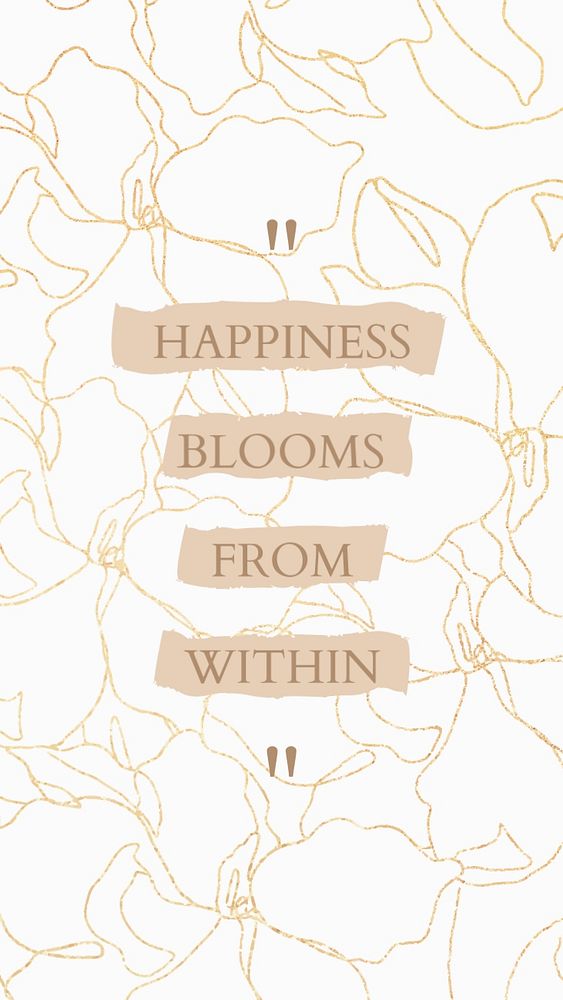 Floral pattern Instagram story template, aesthetic design