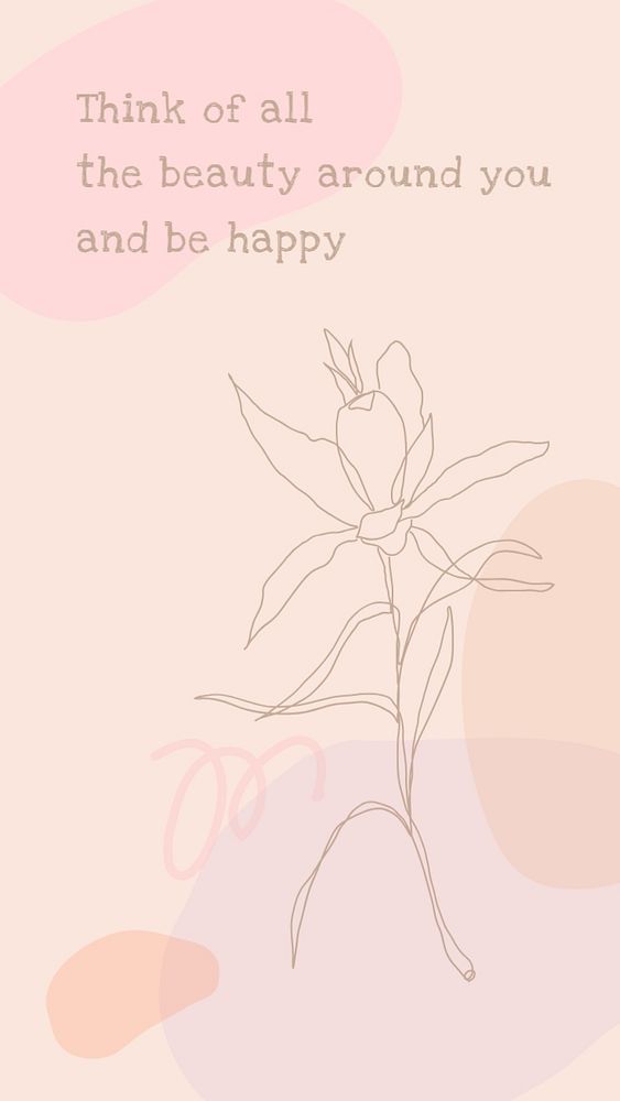 Aesthetic floral Instagram story template, pink design