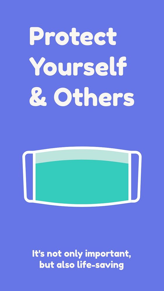 Covid restrictions Instagram story template, medical emergency