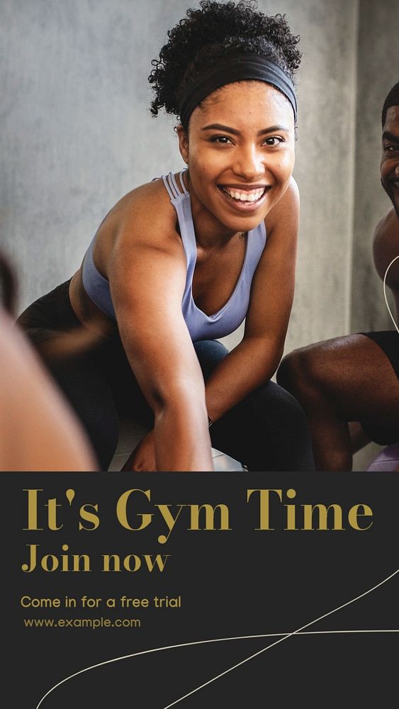 Gym time social story template, editable text