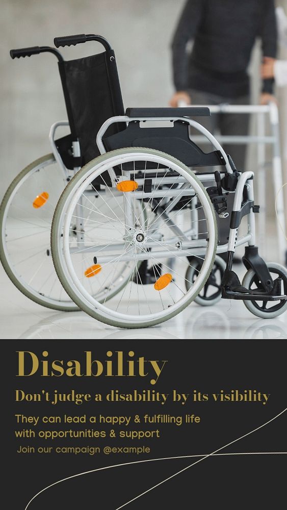 Disability social story template, editable text