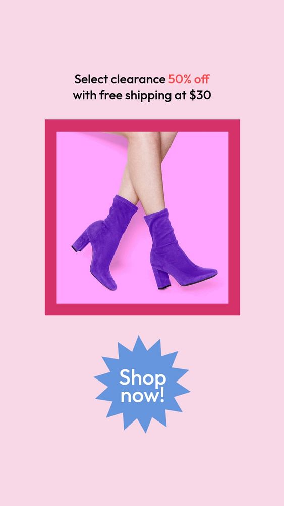 Sale Instagram story template, editable fashion advertisement 