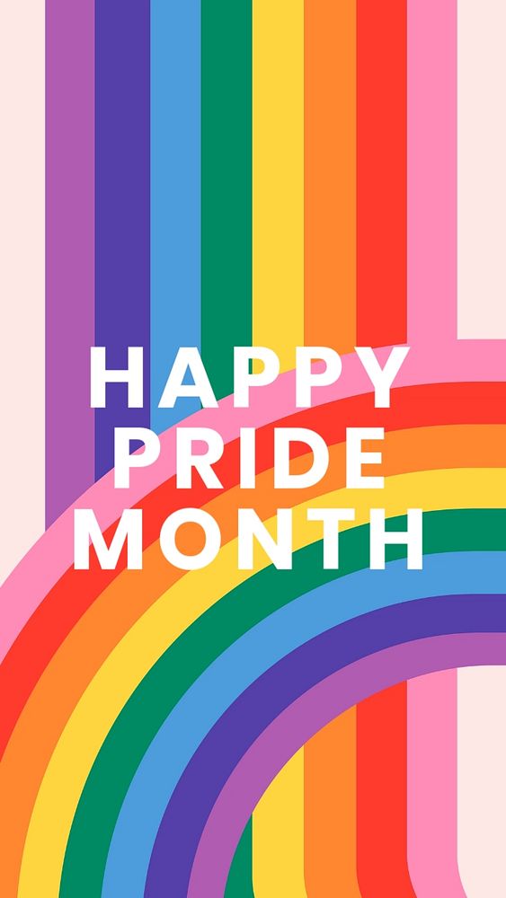 Happy pride Instagram story template, editable design