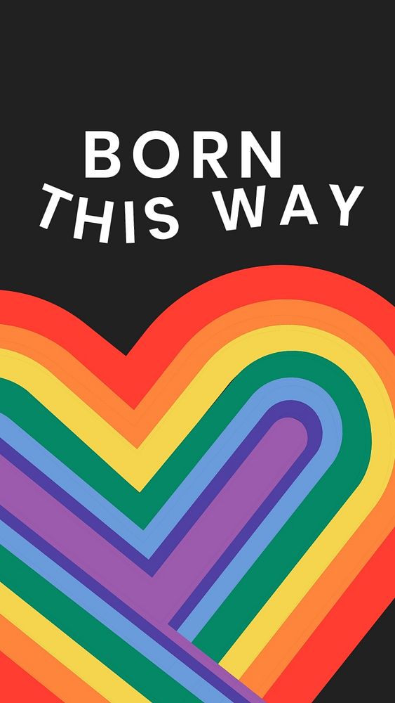 Pride quote Instagram story template, editable design