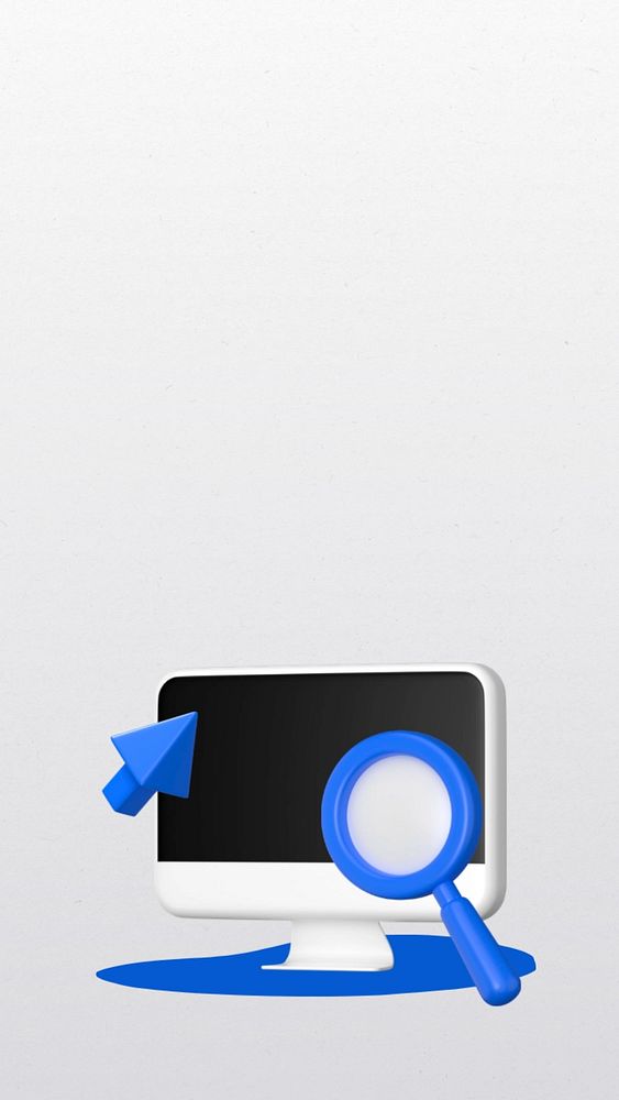 Website SEO iPhone wallpaper, editable background