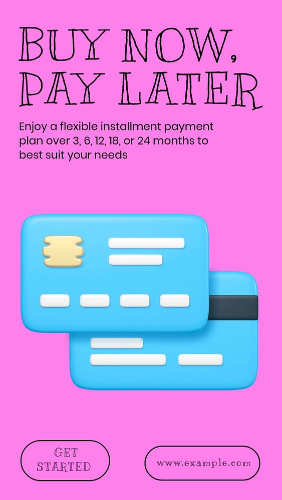 Installment plan Instagram story template, customizable social media design 
