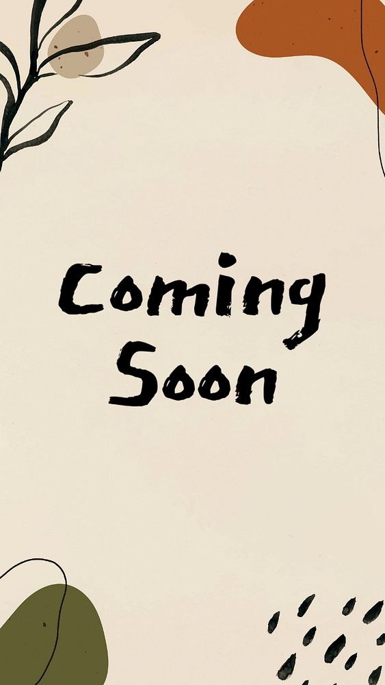 Coming soon Instagram story template, editable text