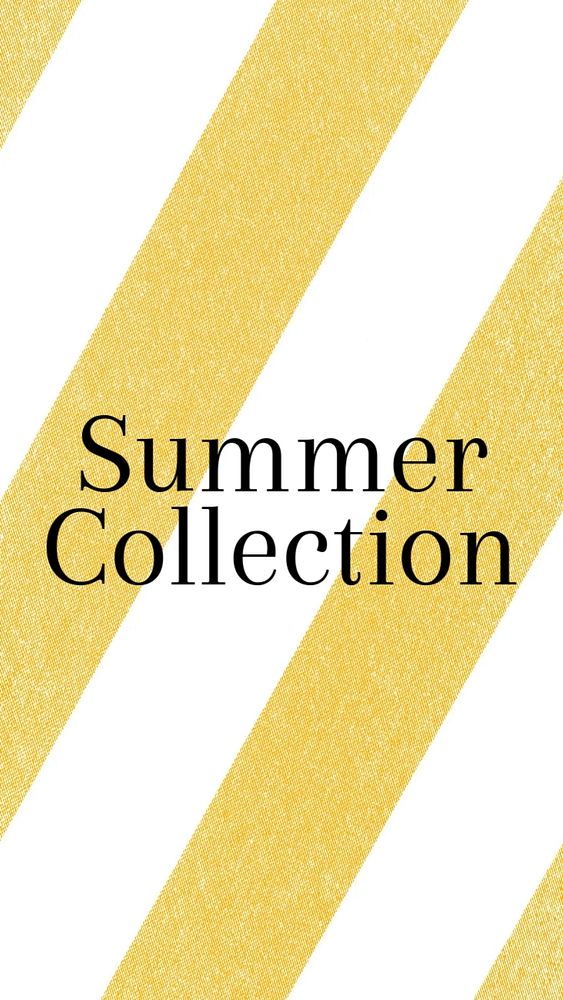 Summer collection Instagram story template, editable text