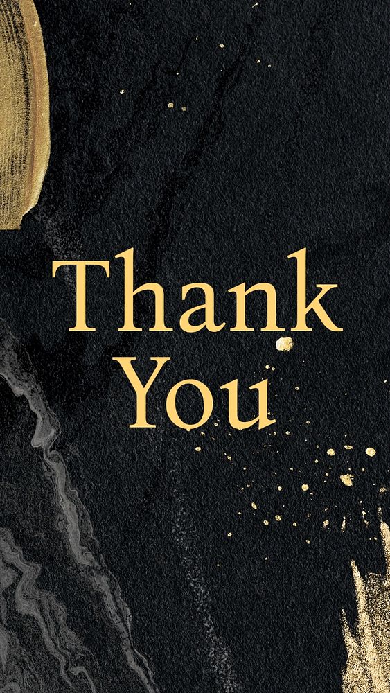 Thank you Instagram story template, editable text