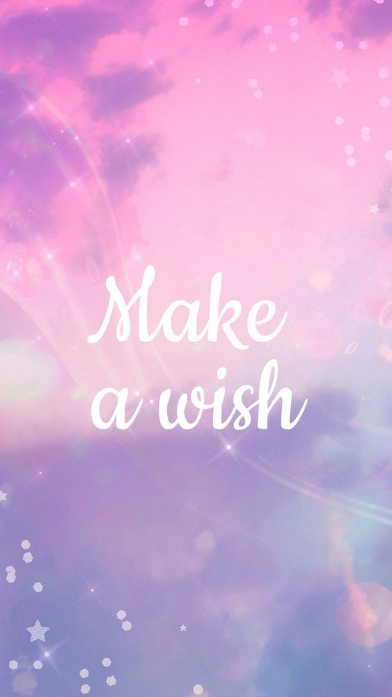 Make a wish Instagram story template, editable text