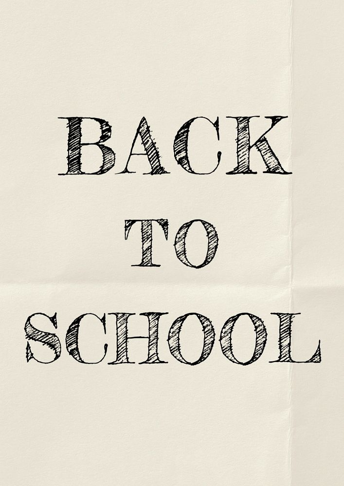 Back to school poster template, editable text & design