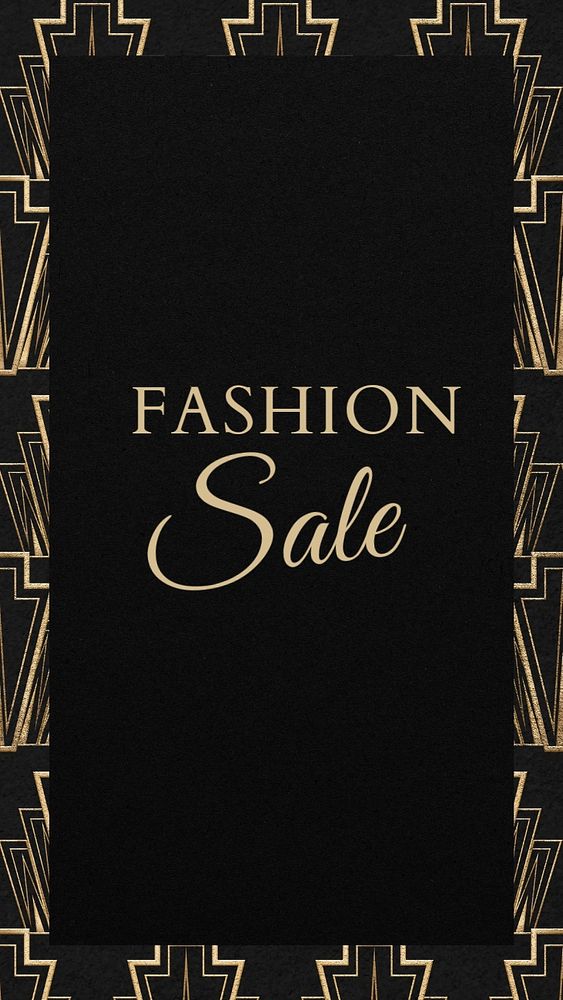 Fashion Sale social story template, editable design