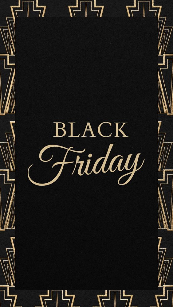 Black Friday social story template, editable design