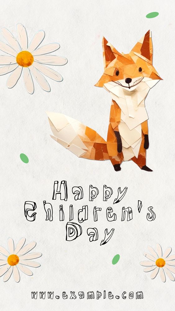 Children's day Instagram story template