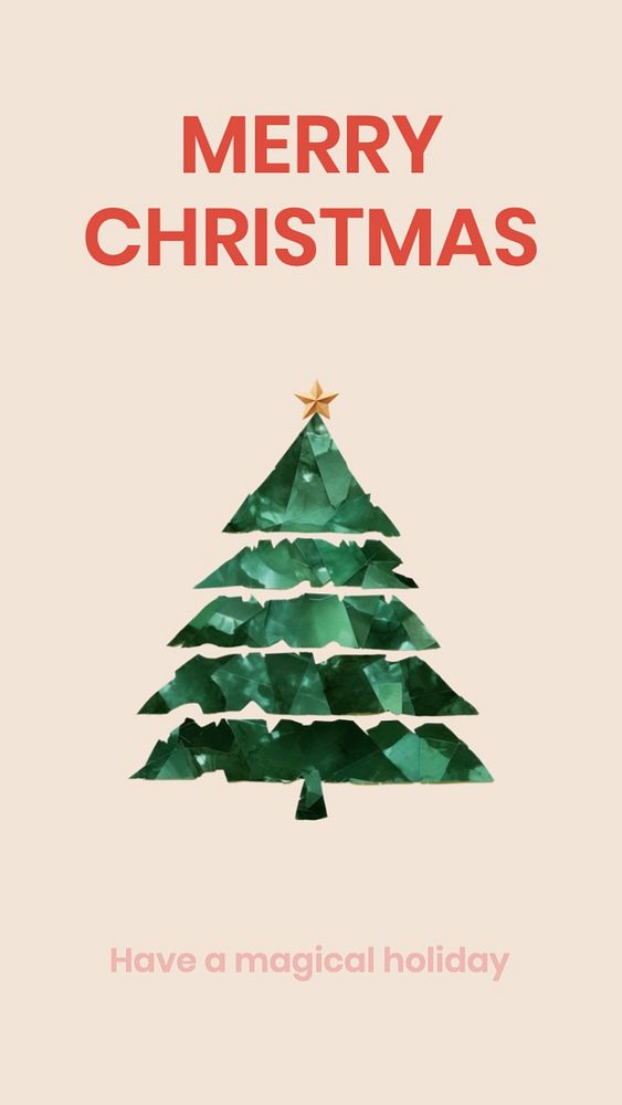 Merry Christmas Instagram story template