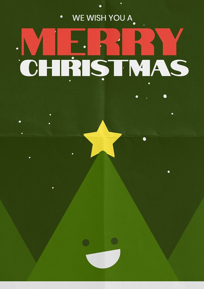 Christmas poster template