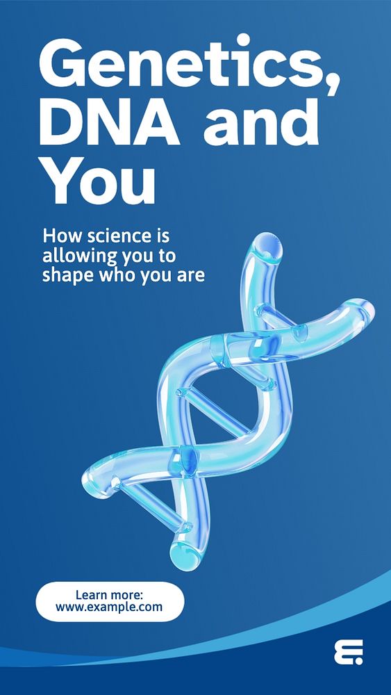 DNA test Instagram story template