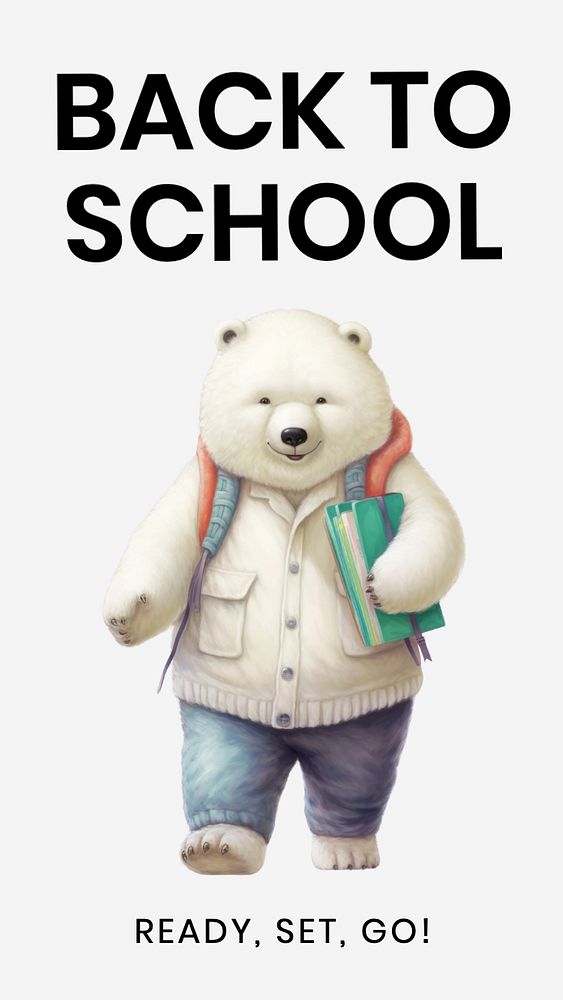 Back to school Instagram story template