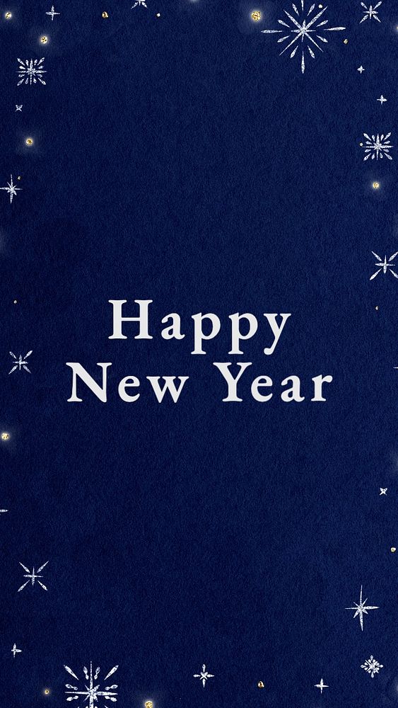 Happy New Year Instagram story template