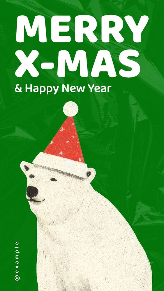 Merry X-Mas Instagram story template