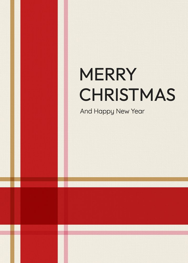 Merry Christmas poster template