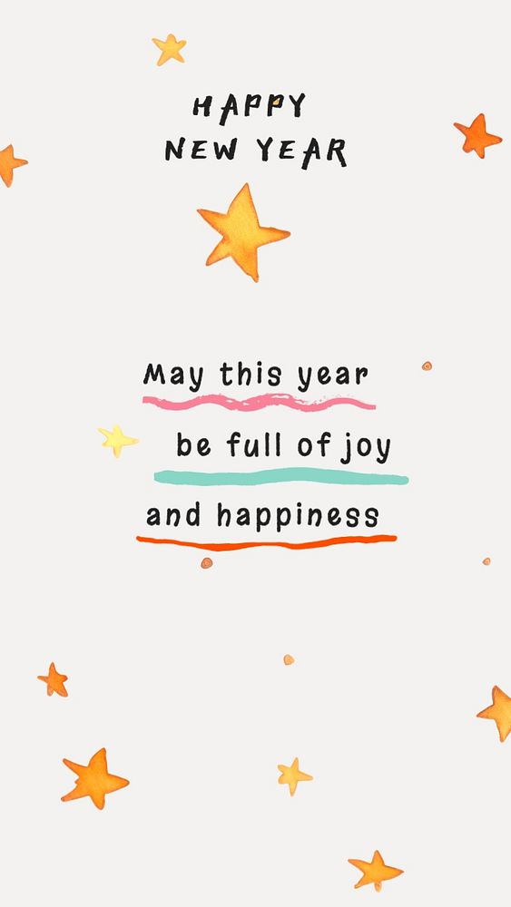 Happy New Year Instagram story template