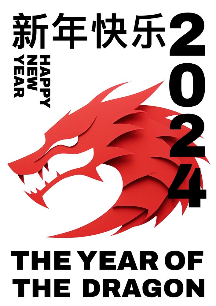 Chinese New Year poster template