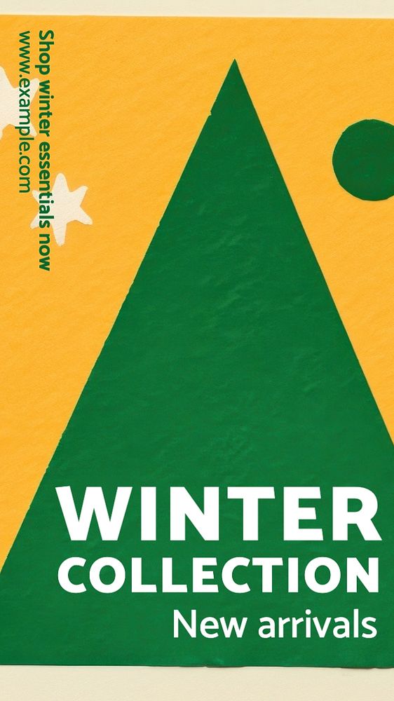 Winter collection Instagram story template