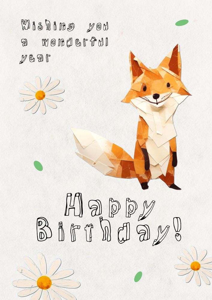 Happy birthday poster template