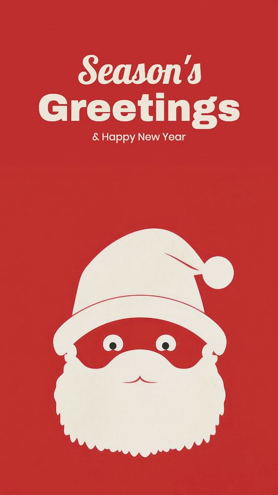 Season's greetings Instagram story template