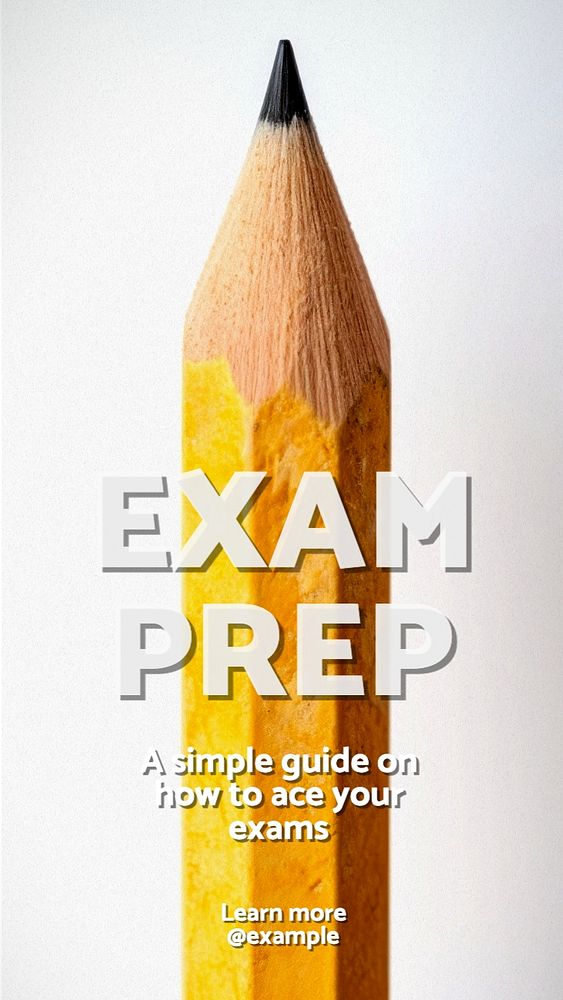 Exam time Instagram story template