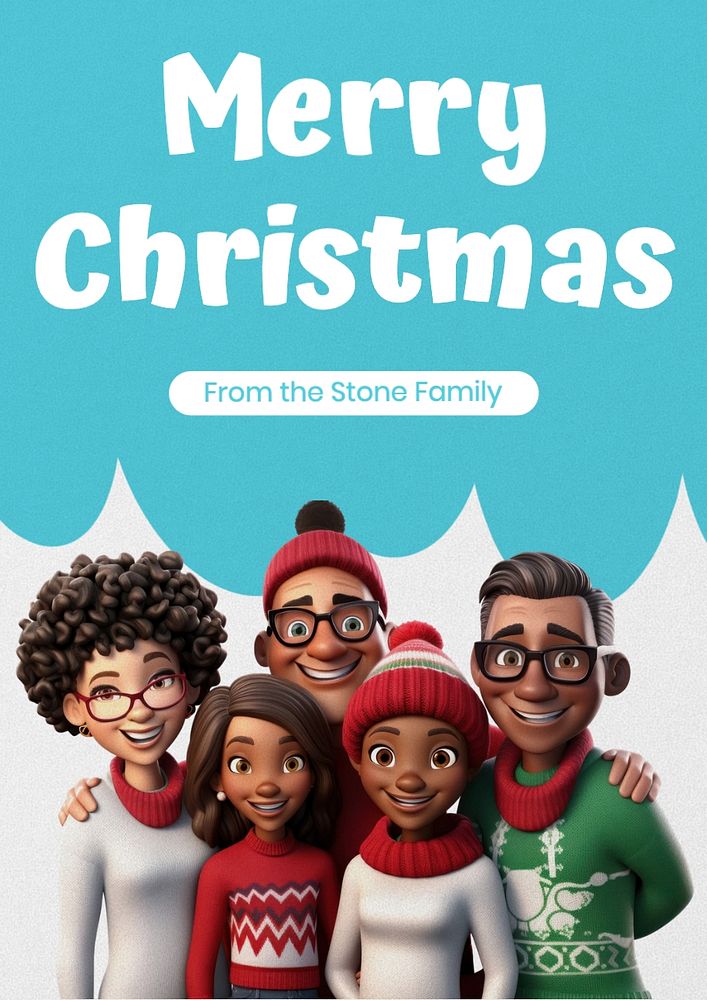 Merry Christmas poster template