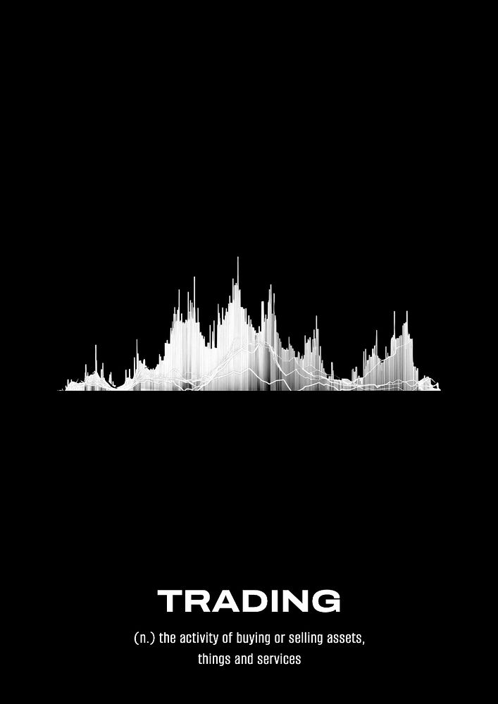 Trading poster template